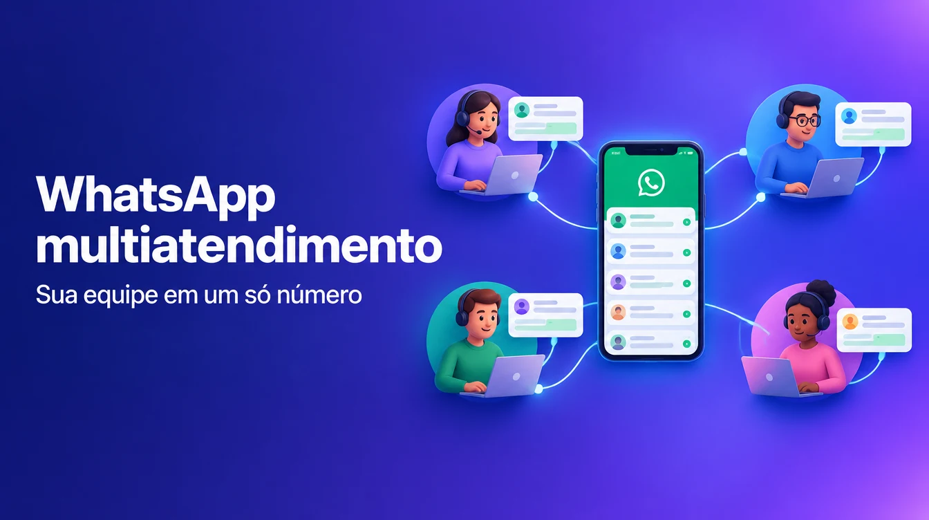 WhatsApp multiatendimento: como sua equipe usa um número sem se perder