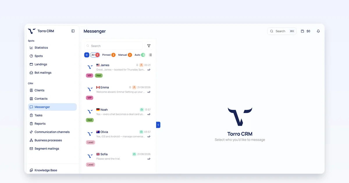 CRM with Telegram Integration: How It Works and How to Set It Up