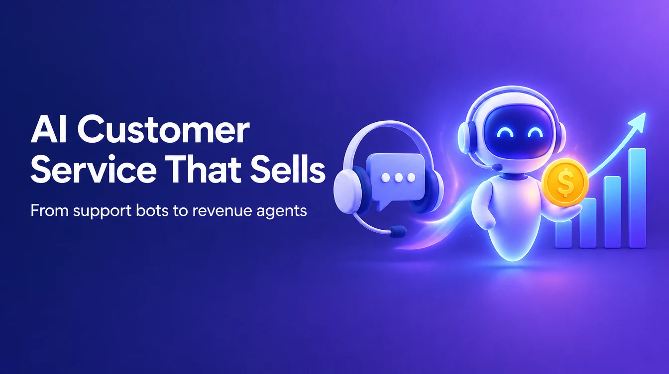 AI Customer Service That Sells: From Support Bots to Revenue Agents